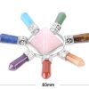 Natural crystal semi-precious stone seven chakra jewelry
