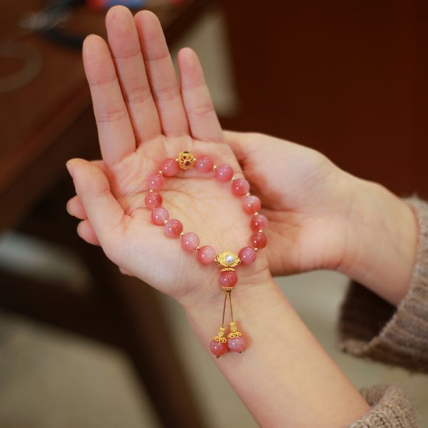Natural Yanyuan Agate Pearl Bracelet For Women