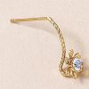 Women's White Crystal Drop Earrings