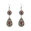 Colorful drop earrings
