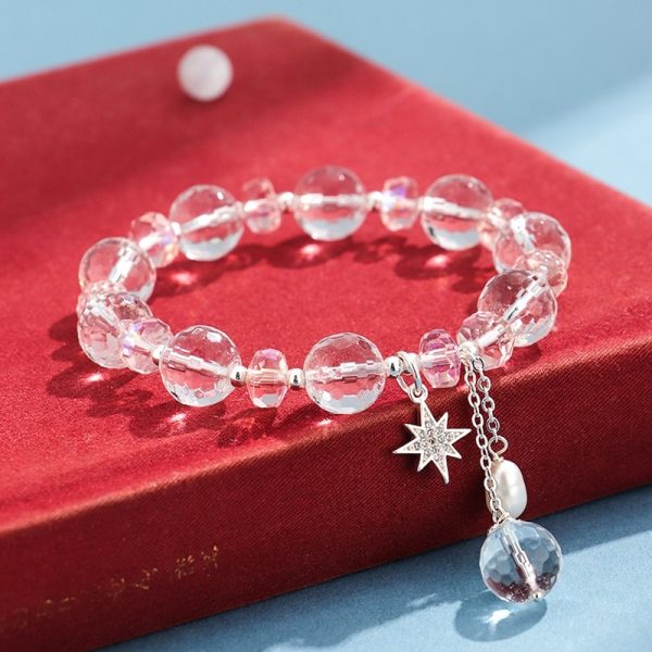 Temperament Wild White Crystal Bracelet For Women