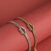 Valentine's Day Knot Snake Stainless Steel Knot Couple Bracelet