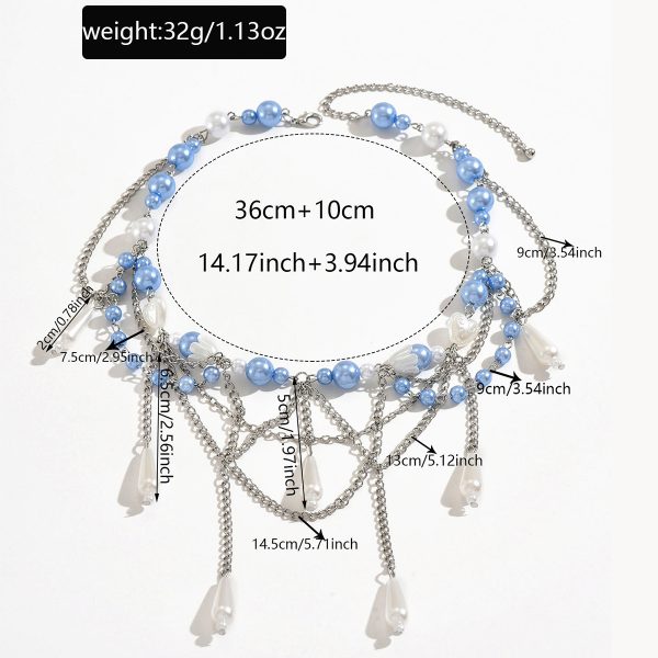 Pendant Necklace Women's Long Clavicle Chain