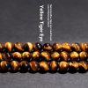 Natural Yellow Tiger's Eye Loose Beads Round Beads DIY Accessories Semi-finished Products