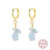Profiled Natural Stone Earrings Eardrops