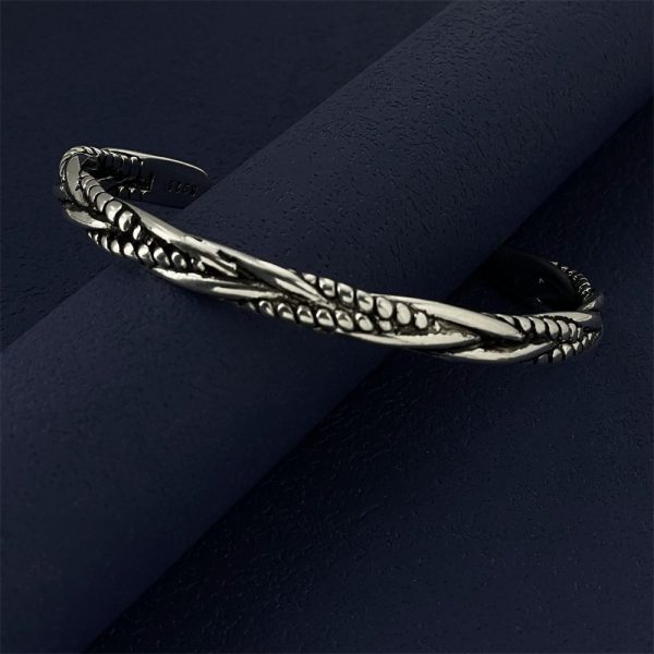 Silver Plated Vintage Men's Bracelet