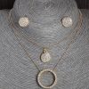Jewelry set gold women