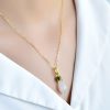 Sterling Silver Magnolia Necklace For Women