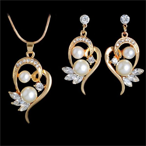 Bridal Necklace Set Wedding Accessories Pearl Jewelry