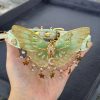 French Sweet Green Butterfly Necklace For Women