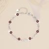 S925 Fashion Colorful Moissanite Sterling Silver Bracelet