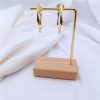 Mosquito Coil Irregular Metal Earrings Circle Ear Clip Without Hole