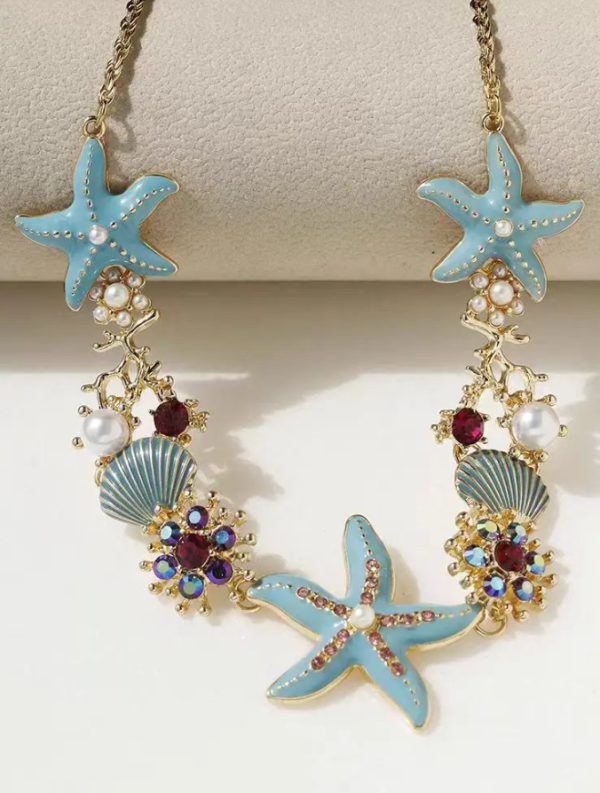 Female Fashion Vacation Style Ocean Starfish Shell Bracelet
