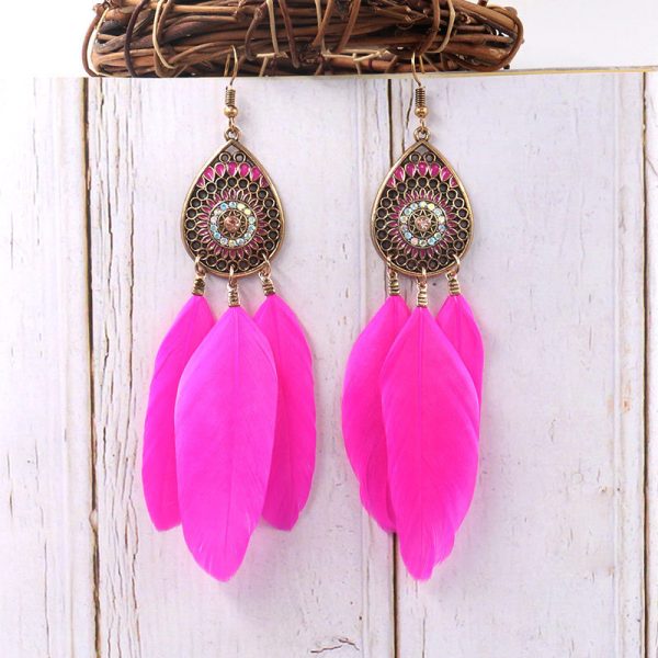 Drop-shaped long pendant