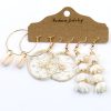 Tassel Earrings Exaggerating Circle Earrings Multiple Pieces Set