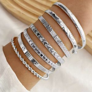 Multi-layer Metal Mix And Match Twin Bracelet