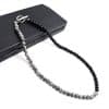 Stainless steel natural stone necklace