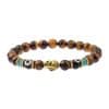 Buddha Head Alloy Accessories Tiger-shaped Stone Energy Stone Elastic Bracelet