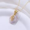 Copper Plated Real Gold Design Versatile Baroque Shaped Pearl Earrings