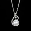 Foreign Bride Rhinestone Diamond Pearl Drop Two Necklace Jewelry Set Europe Party Dress Earrings Jewelry