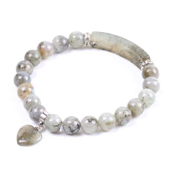 Natural Labradorite Flash Stone Bracelet
