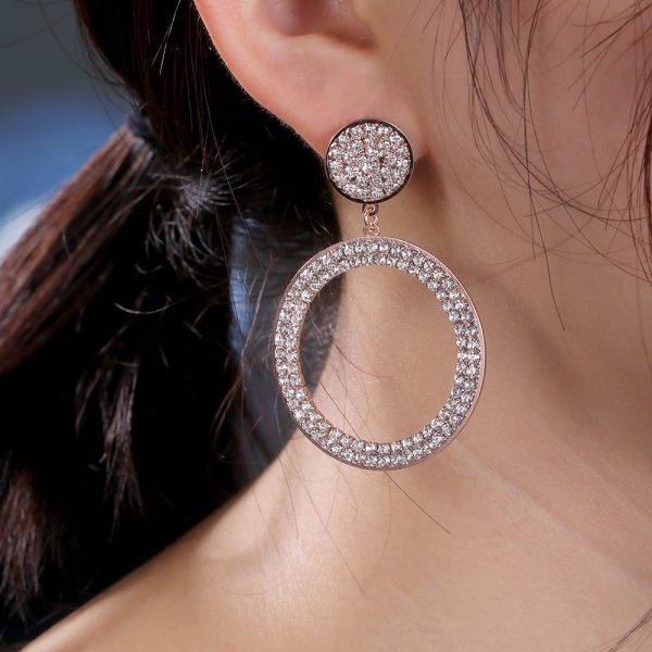 Fashion Nightclub Sexy Temperament Goddess Big Circle Wild Big Earrings