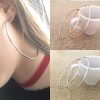 Big Circle Metal Exaggerated Circle Earrings Circle Geometry Earrings