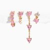 Sweet Elegant Heart Ear Studs 4-piece Set