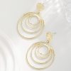 Fashion Creative Style Multi-layer Circle Exaggerated Big Ear Ring