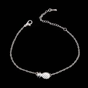 Alloy Pineapple Bracelet Trendy Cute