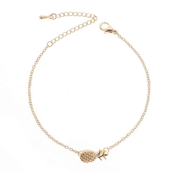 Alloy Pineapple Bracelet Trendy Cute