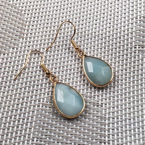 Vintage Natural Crystal Drop Earrings