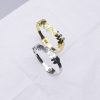 Women's All-match Fashionable Stainless Steel Leaf Diamond Bracelet