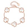 S925 Silver Double-layer Clover Bracelet