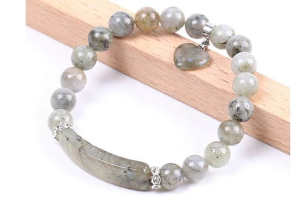 Natural Labradorite  Stone Bracelet