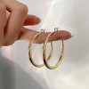 Fashion Ins Simple Female Big Circle Earrings
