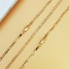 Copper Plating 18K Real Gold Simple NK Chain Fashion Bracelet