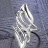 Exaggerated Curve Women's Tail Gold Fashion Unique Ring