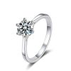Moissanite Diamond Ring Carat Classic Couple