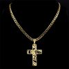 Stainless Steel Gold-plated Pendant Necklace Beads