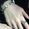 Flower Bud Moonstone Special-interest Design French Gemstone Ring For Women