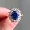 Sapphire Ring Fashion Simple Women's Diamond Jewelry