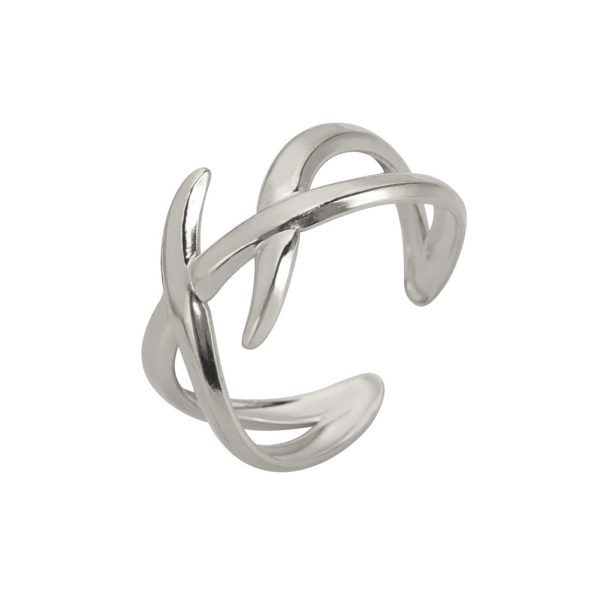 Personalized Retro Women's Fashion Stainless Steel Open Ring