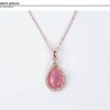 new fashion European and American bride necklace earrings two sets of ladies crystal jewelry set