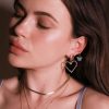 Love big circle earrings