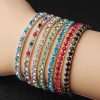 Full Diamond Elastic String Bracelet Female European And American All-matching