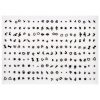 3554537903754.jpg Plastic ear studs simple small geometric set