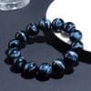 Tiger-eye Blue Bracelet Blue Tiger-shaped Stone Round Beads Sunny Stone Bracelet