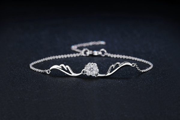Angel Wings Zircon Micro-inlaid Plated Bracelet