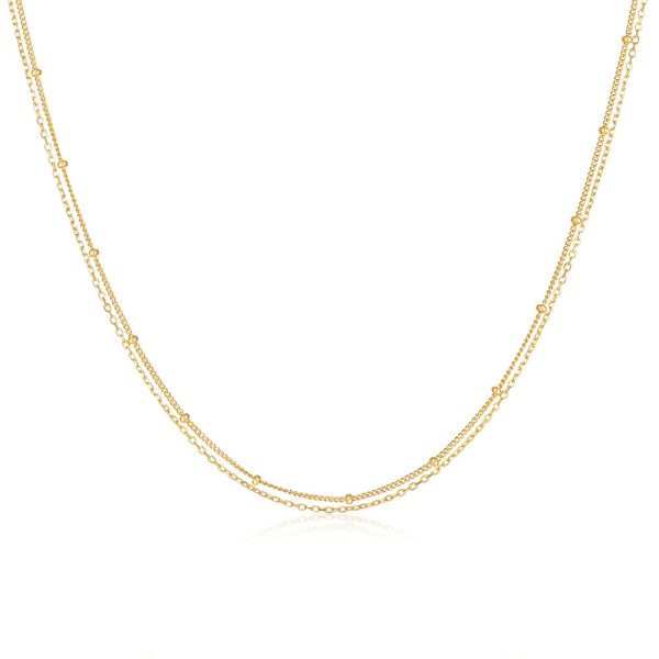Women's Simple Fashion Personality Double-layer Necklace